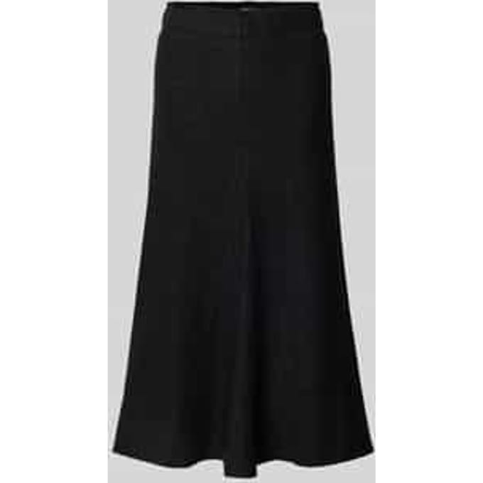 A-lijn midirok van mix van viscose en wol
