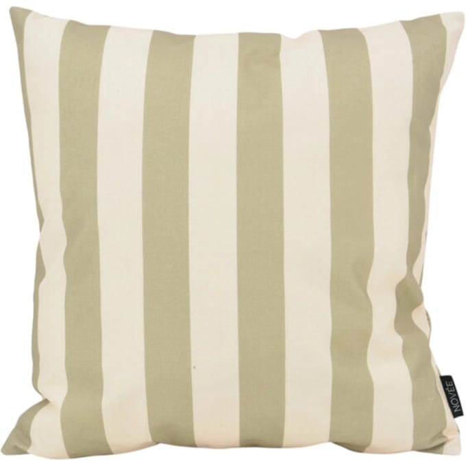 NOVÉE Sierkussen sunset stripe olive outdoor | 45x45 cm | katoen/polyester