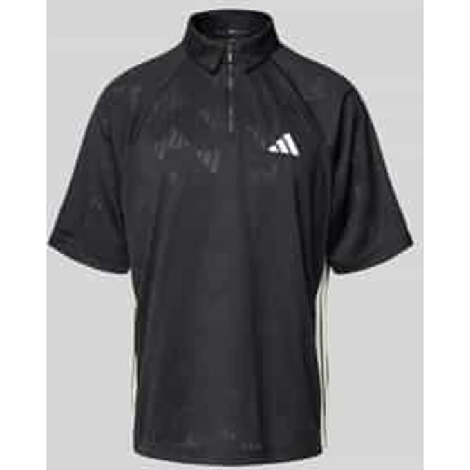Regular fit poloshirt met ritssluiting