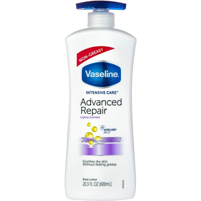 Baume Hydratant pour le Corps à la Vaseline Advanced Repair Vaseline 600 ml