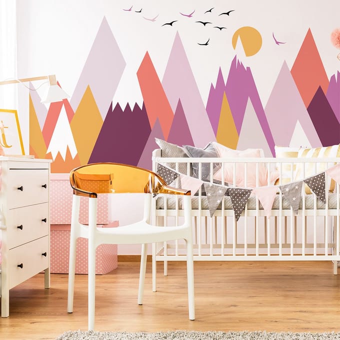 Kinderstickers van de Scandinavische bergen, Himka, 100 x 150 cm