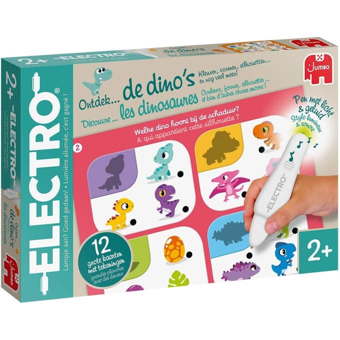Jumbo - Electro Wonderpen - Ontdek de Dino's - Eduactief spel