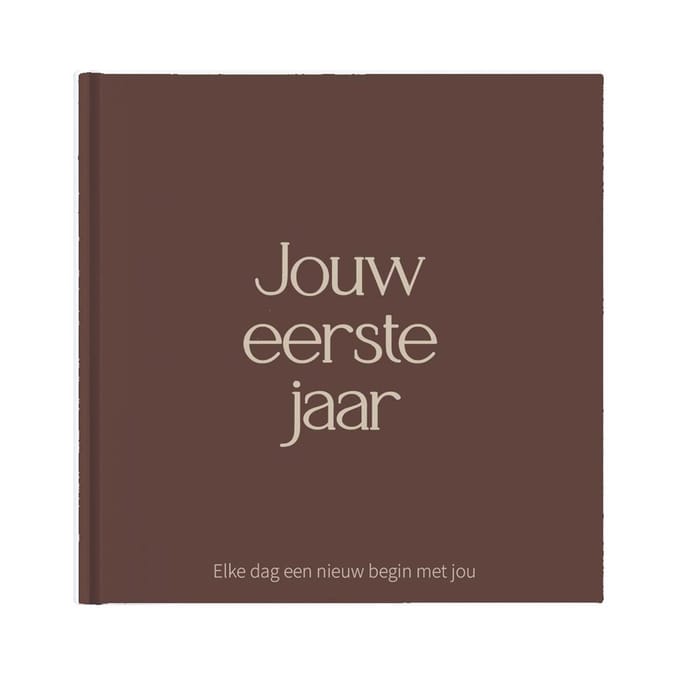 Writemoments Baby boek eerste jaar - 0-1 jaar - Bruin