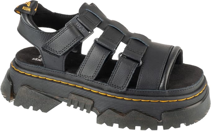 Dr. Martens Mattison 3 Strap Sandals, Vrouwen, Zwart, Sandalen, maat: 41