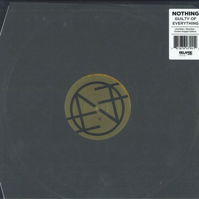 Disque Vinyle NOTHING - Guilty Of Everything RR47941 Relapse Records 2022 US Rock