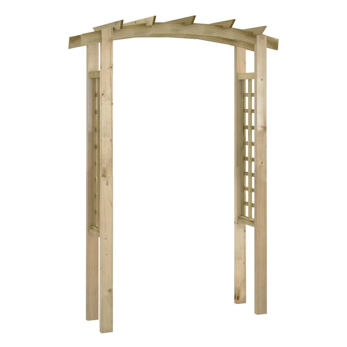 vidaXL - Tuinboog - 150x60x210 - cm - hout