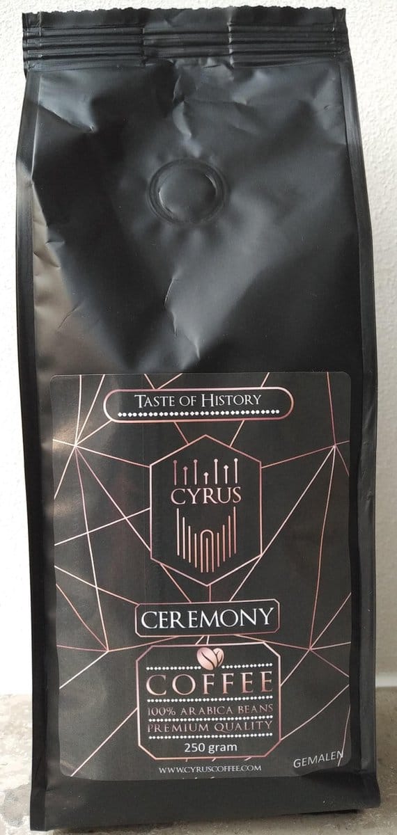 CyrusCoffee Ceremony 250gr 100% Arabica Snelfiltermaling