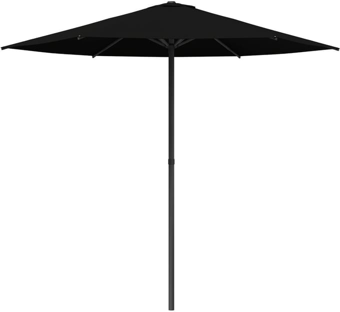 vidaXL - Tuinparasol - Rechthoekig - 2,3 - x - 2,3 - m - Polyester - Zwart
