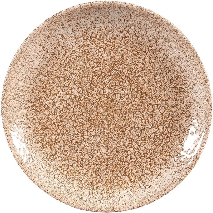 Churchill Raku Garnet Orange Evolve Coupe Bord 16.5cm (12 stuks)