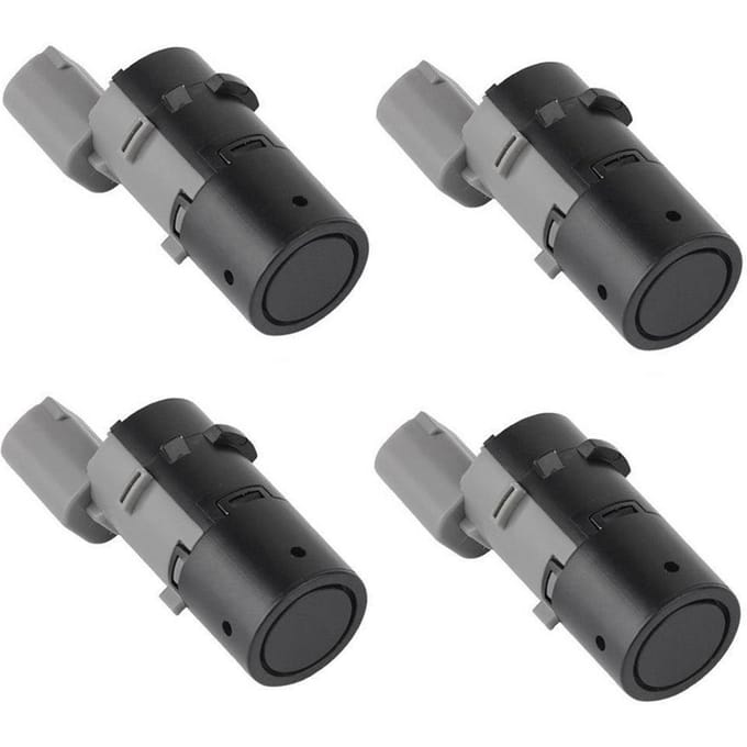 4 stks Reverse Bumper Backup Parkeerhulp Sensor Omkeren Radar Parkeersensor, 66206989069, zwart