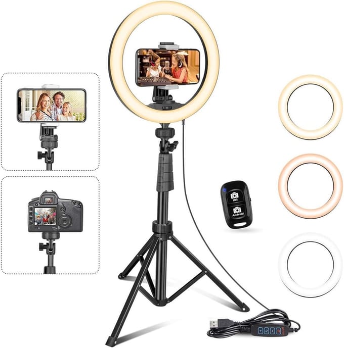 MKSS® Ringlamp met Statief - Ring Light - Verstelbaar - Led Verlichting