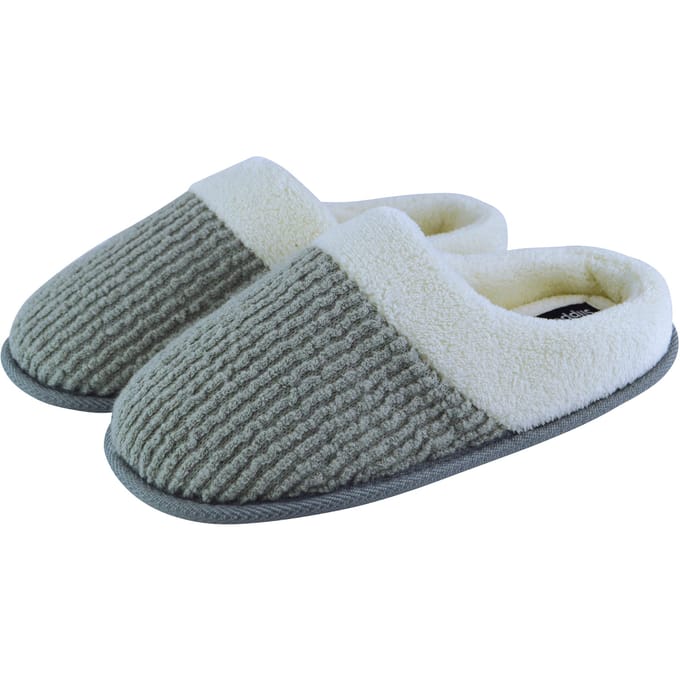 Slipper Snob - Dames muiltjespantoffels met open rug - Grijs