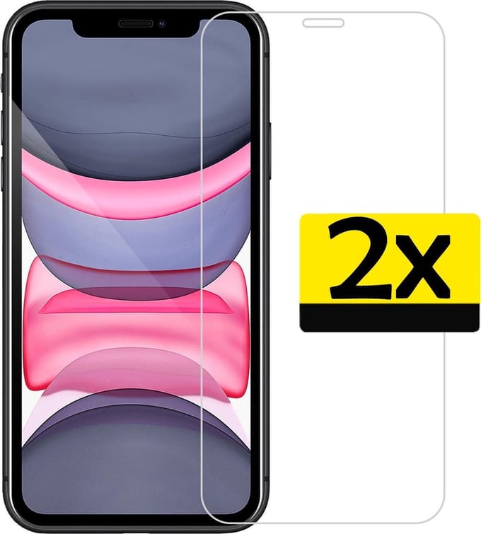 Screenprotector - Geschikt voor Apple iPhone 11 Pro Max - 2 Stuks - Volledige Dekking - Beschermglas - Gehard Glas - Tempered Glass - Screen Protector