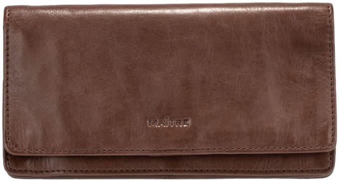 Maître portemonnee Forst Immine Purse Darkbrown donkerbruin