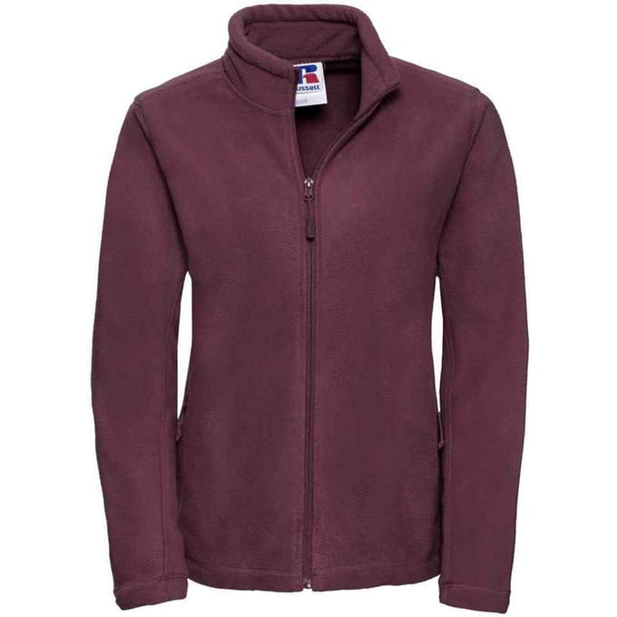 Russell Dames/Dames Outdoor Fleecejack (Bourgondië)