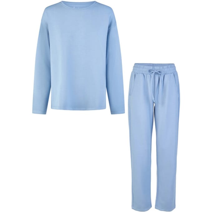 By Louise Dames Huispak Modal Blauw - Maat M