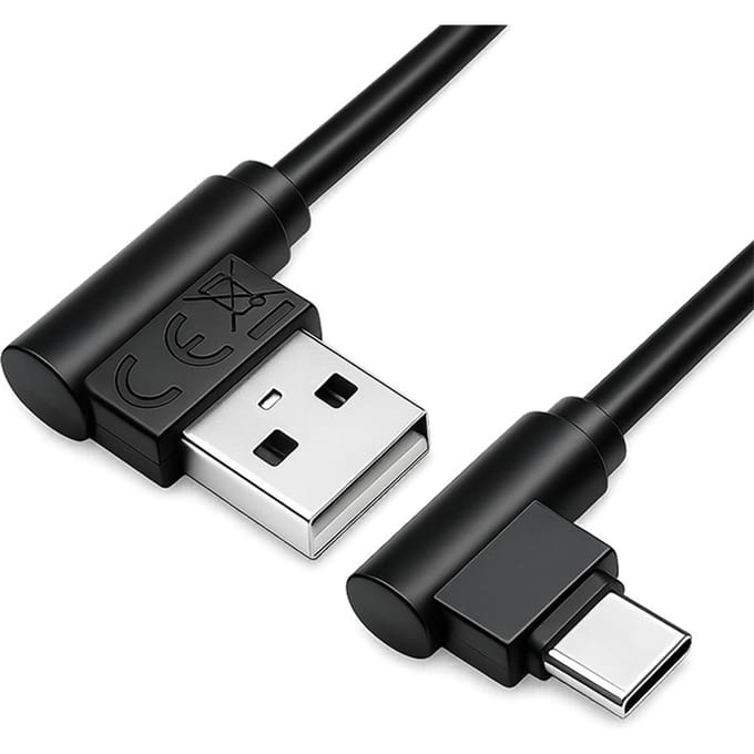 Qoltec USB Type C-kabel mannelijk |   USB 2.0 A mannelijk |   1m
