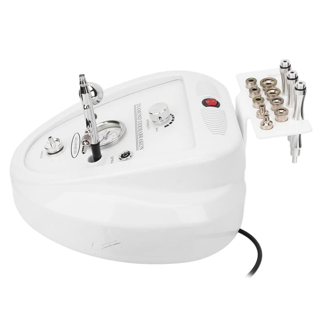 Diamond Microdermabrasie Machine Mee-eter Verwijdering Exfoliërend Hydraterend met 9 Vervangingen US Plug