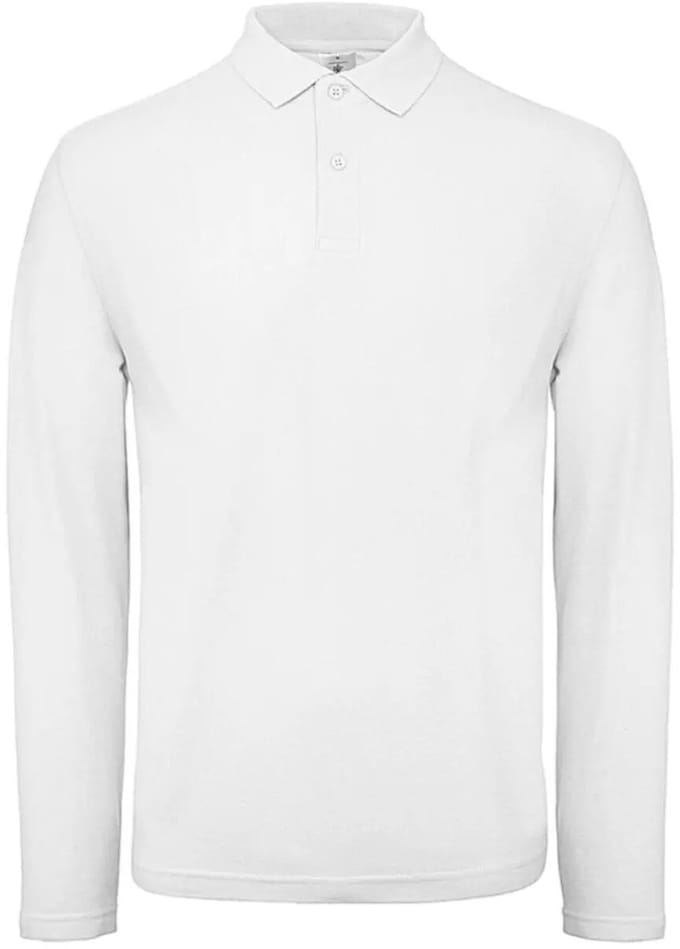 Polo met lange mouwen B&C ID.001 LSL