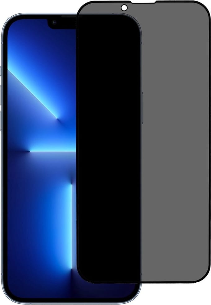 Coverup Screen Protector - Geschikt voor iPhone 14 Plus Screen Protector - Coverup Privacy Tempered Glass - Transparant