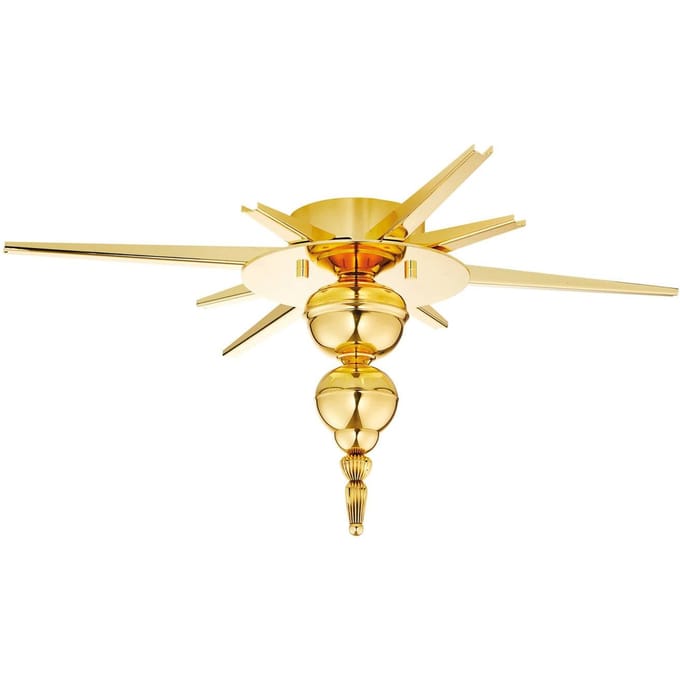 DESIGN BY US Baldakijn Flash Your Lamps Deluxe, goud, 8-armig, aanpasbaar