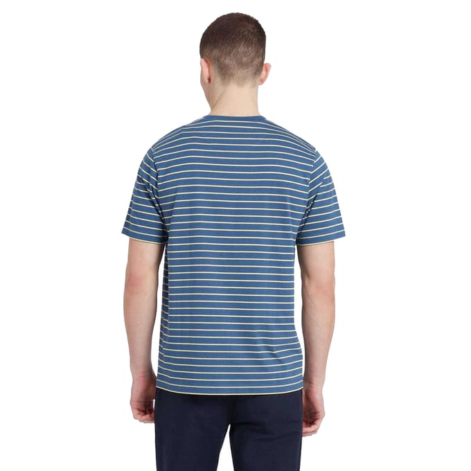 Farah Heren Oakland streep T-shirt (Grijs)