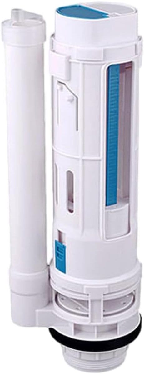 Dubbele spoelklep - Toiletklep - Water besparen - Verstelbaar - 6-7.5 cm - Wit