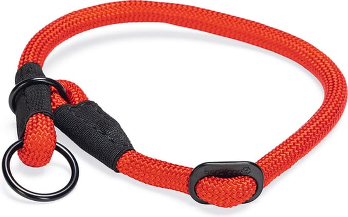 Beeztees Premium Parinca - Hondenhalsband - Rond - Nylon - Rood - 50x1,2 cm