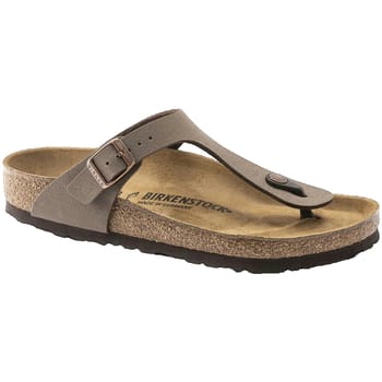Platte sandalen BIRKENSTOCK Sandales Gizeh BS marron