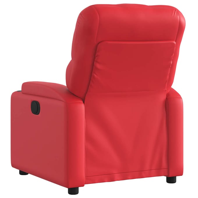 vidaXL - Fauteuil - verstelbaar - kunstleer - rood