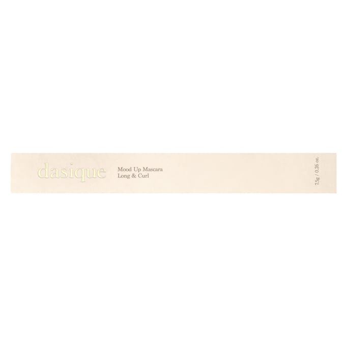 Dasique, mood up mascara, long and curl, 2 chocolate brown, 7.5g (0.26oz) white