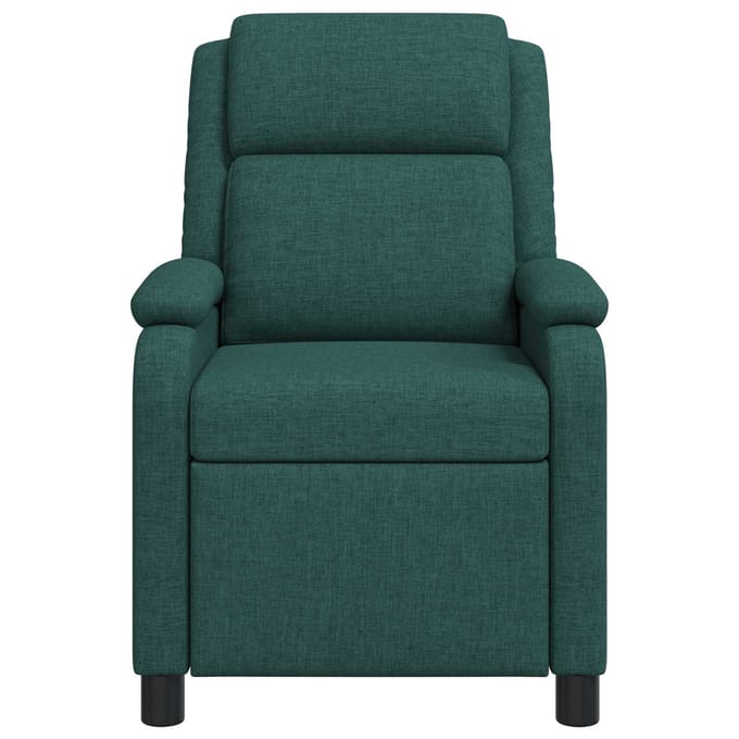 vidaXL - Recliner - Donkergroen - Stof