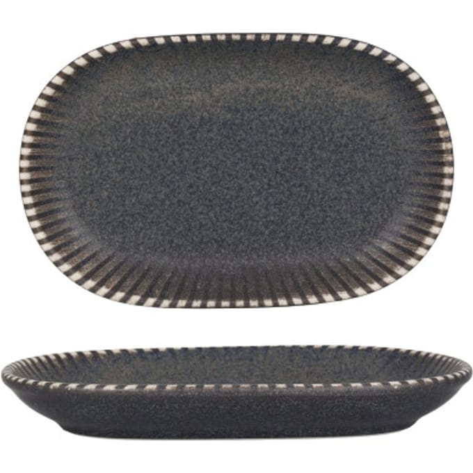 ID Fine Serveerschaal - Reckless - Porselein - 18 cm - set van 2