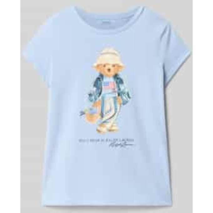regular fit T-shirt van puur katoen met Polo Bear