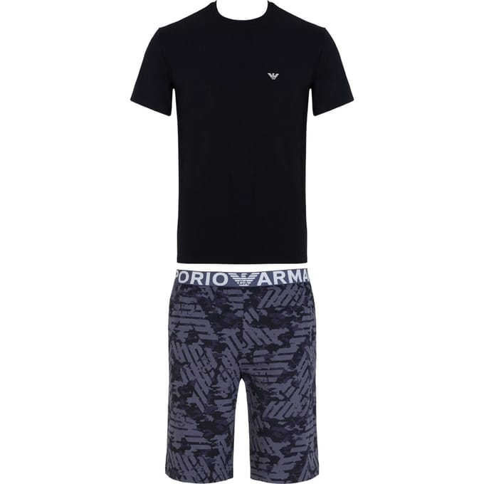 Emporio Armani Maat S Navy Camou Pyjama