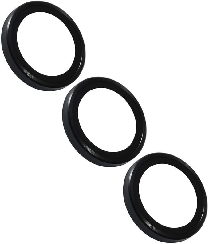 Camera lens Protector Geschikt voor: Samsung Galaxy S25 Plus - screen protector - glas - bescherm je camera - beschermglas - Zwart