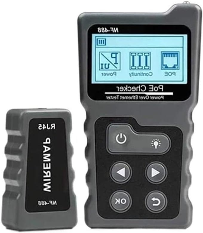 Netwerktester - Kabeltracker PoE - Netwerkdiagnostiek - Online stroomtest - 600 meter - One Color