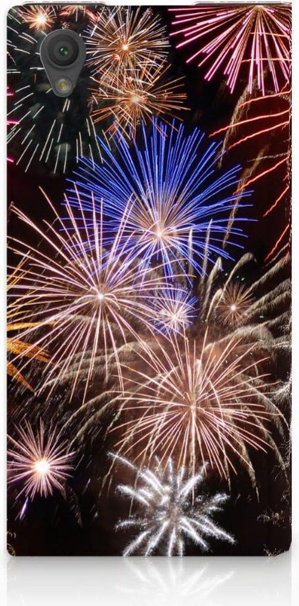 Sony Xperia L1 Hippe Standcase Vuurwerk