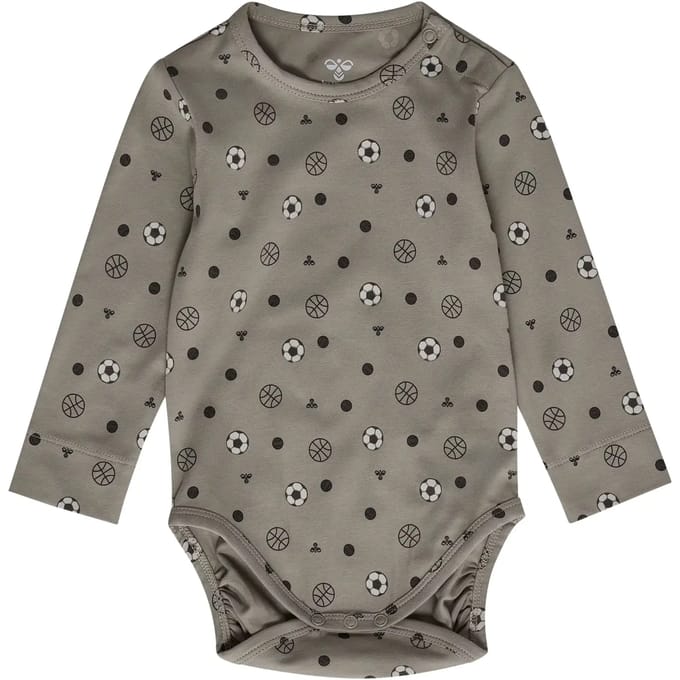 Baby romper met lange mouwen Hummel imprimé