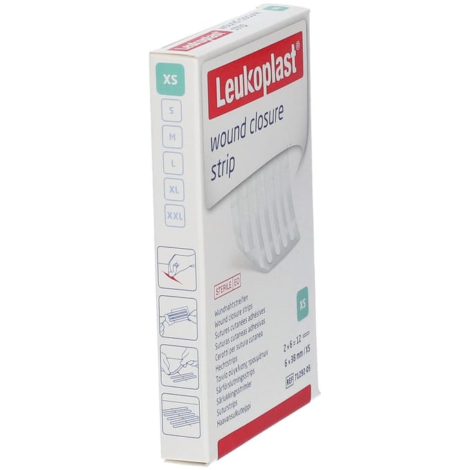 Essity Leukoplast Hechtpleisters 2 x 6 Strips 6 x 38 mm