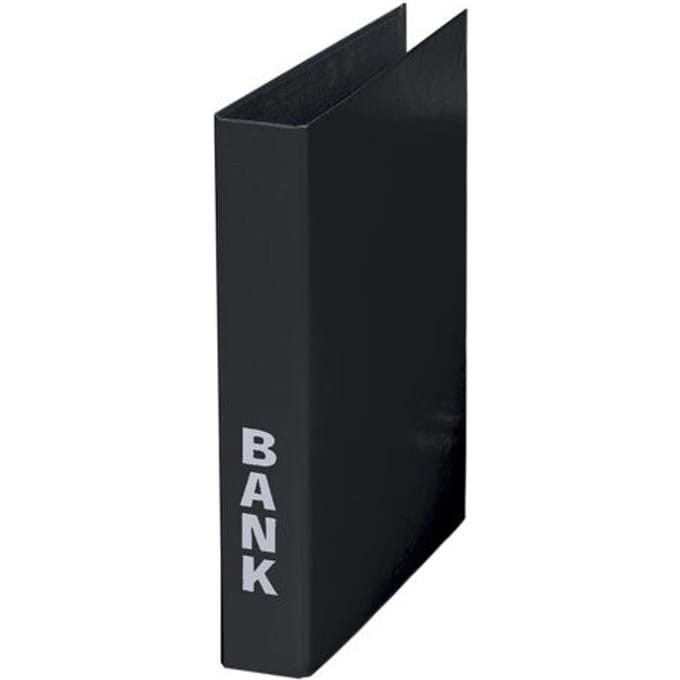 PAGNA Bankordner, PP Karton, Rückenbreite 52 mm,  DIN A4, schwarz