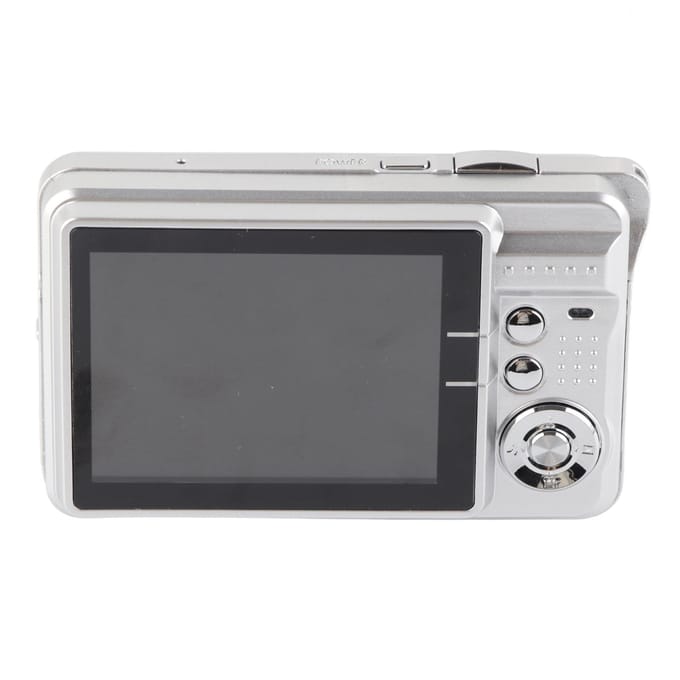 Appareil photo numérique 4K 48 MP, écran LCD 2,7 pouces, zoom 8x, anti-vibration, pour la photographie et le vlogging argenté