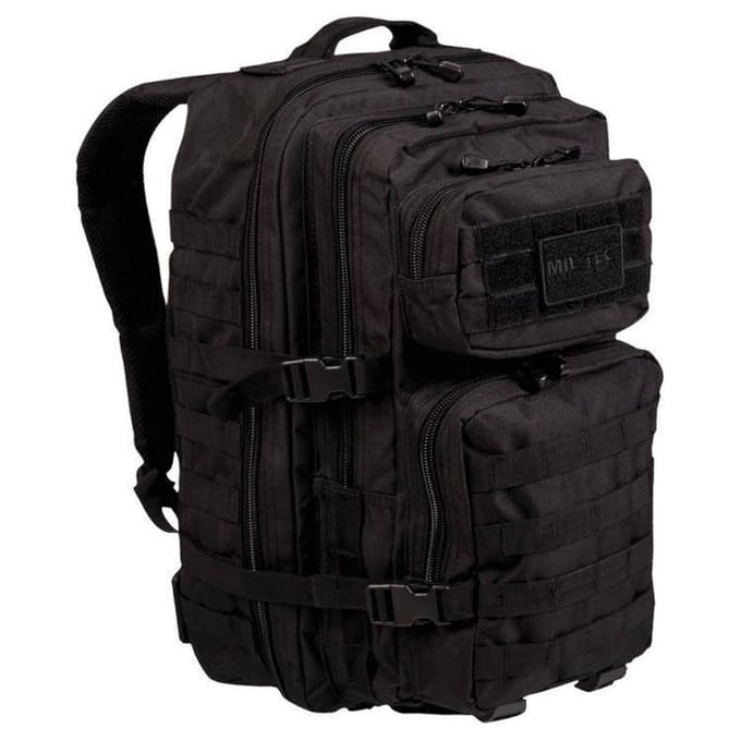 US Assault pack 20 L Zwart small