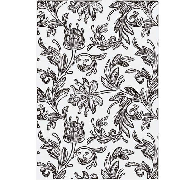 Sizzix A5 3D Embossing sjabloon by Tim Holtz - Botanical
