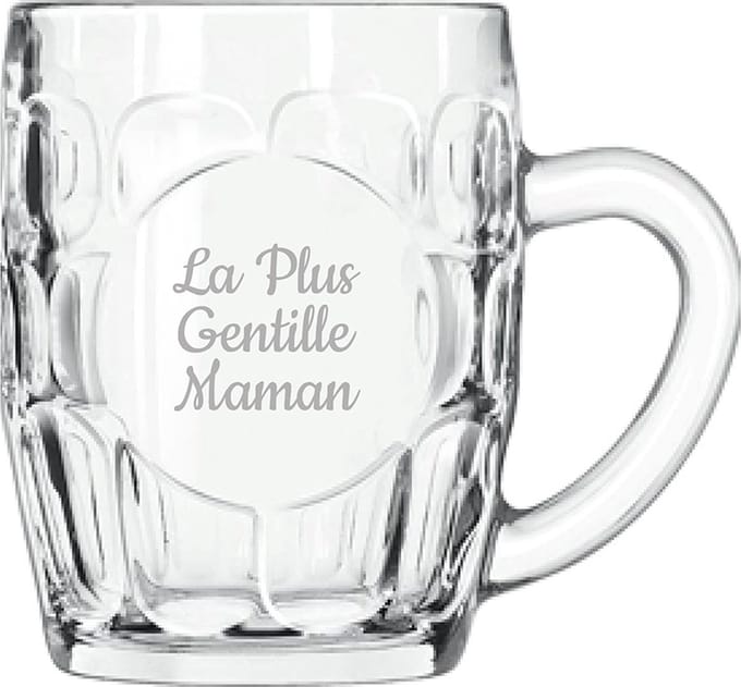 Bierpul gegraveerd - 55cl - La Plus Gentille Maman