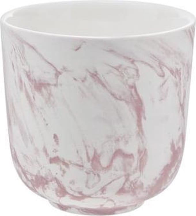 Cosy & Trendy Marble Red Beker Zonder Oor 15cl D7cm