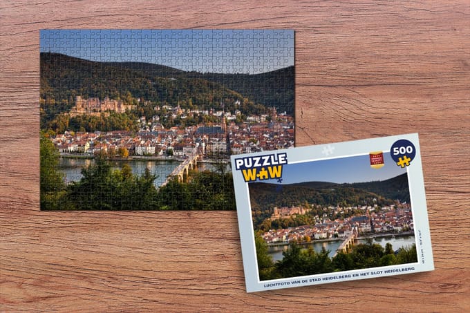 Puzzel Heidelberg - Slot - Bergen - Legpuzzel - Puzzel 500 stukjes