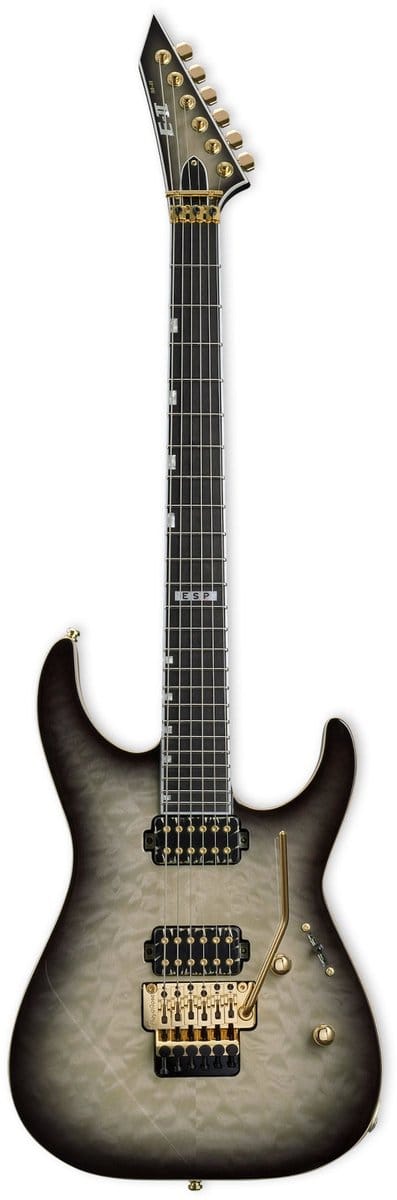 ESP E-II M-II Black Natural Burst elektrische gitaar met koffer