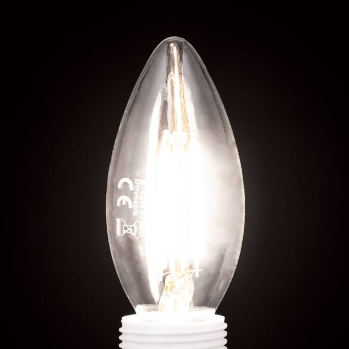 ORION LED lamp E14 C35 helder 2W 827 180lm dimbaar