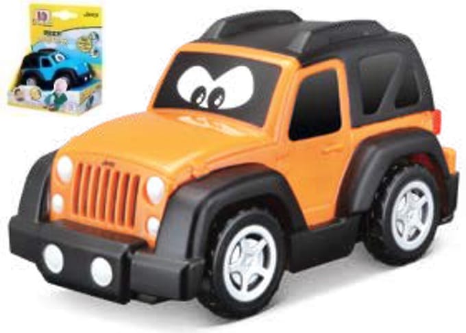 BB Junior Jeep Wrangler - My 1st Collection - 3 inch - Oranje/zwart